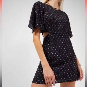 FRENCH CONNECTION Augustine Verona Crepe Mini Dress in Sz 4